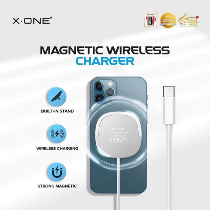 X-One - X-One MagSafe Trådlös Laddare - Vit