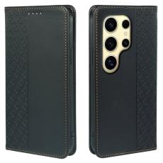 OEM - ABEEL Samsung Galaxy S26 Ultra Pl&aring;nboksfodral Konstl&auml;der Flip - Svart