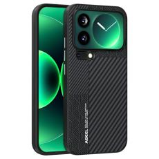ABEEL - ABEEL Mobilskal till Xiaomi 17 Pro Max PC TPU Aluminium PU L&auml;der - Textur 1