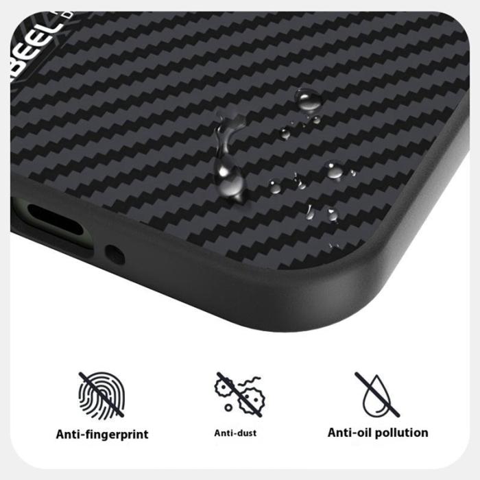 ABEEL - ABEEL Mobilskal till Xiaomi 17 Pro Max PC TPU Aluminium PU Läder - Textur 2