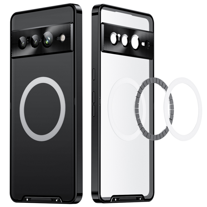A-One Brand - Google Pixel 7 Pro Skal Magsafe Magnetic Metall - Svart