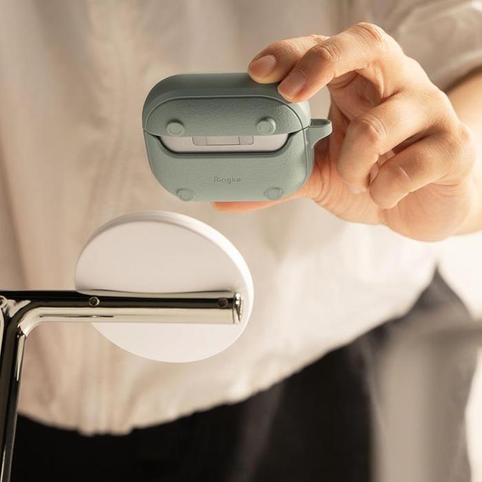 Ringke - Ringke Galaxy Buds 3/3 Pro Skal Magsafe Onyx Magnetic - Sage Grön