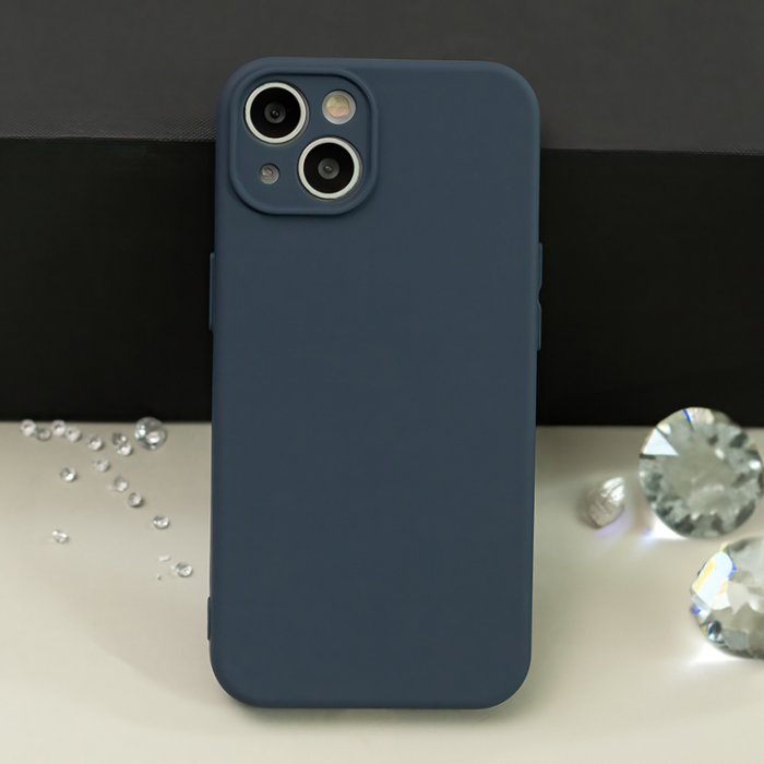 OEM - iPhone 16 Plus Mobilskal Silikon - Mörkblå