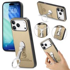 CASENEO - CASENEO BW-12 iPhone 17 Pro Max Fodral KonstL&auml;der - Khaki