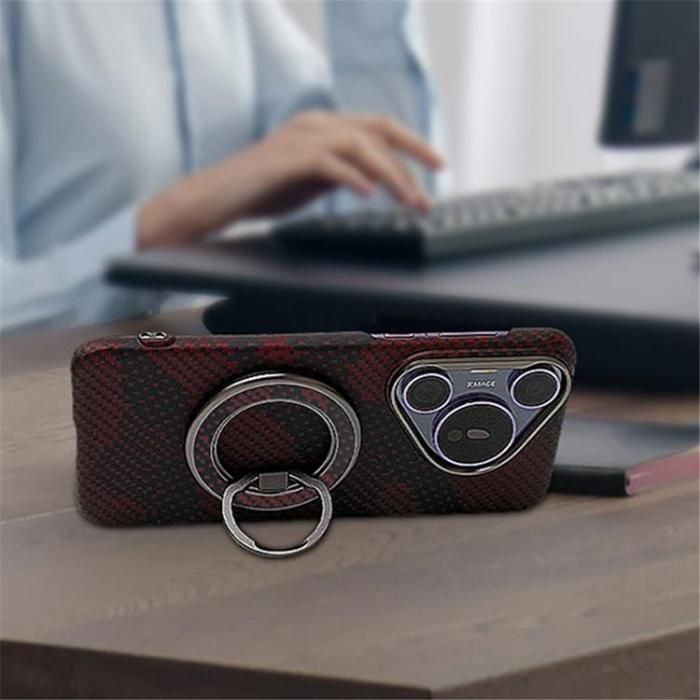 OEM - Magnetisk Mobil Finger Ringhållare Kickstand Aramid Fiber