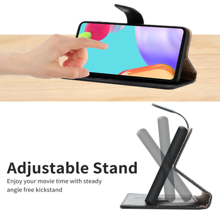 A-One Brand - OnePlus 15 5G Plånboksfodral Äkta Läder Nappa Texture