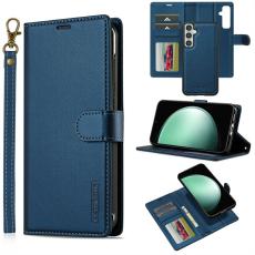 LC.imeeke - LC.IMEEKE L2 Series Samsung Galaxy A56 Pl&aring;nboksfodral Konstl&auml;der - Bl&aring;
