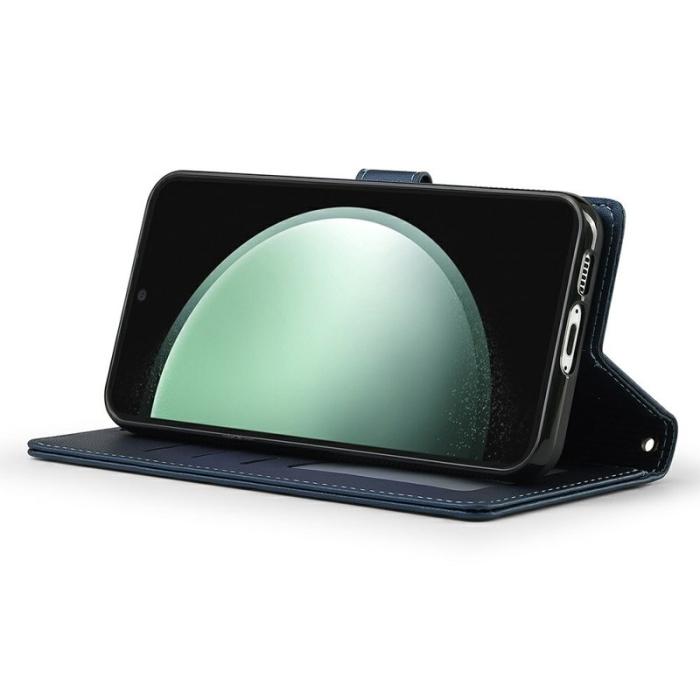 LC.imeeke - LC.IMEEKE L2 Series Samsung Galaxy A56 Plånboksfodral Konstläder - Blå