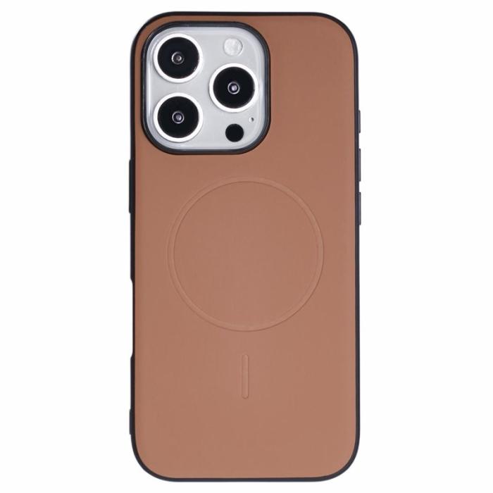 X-Level - X-LEVEL Mobilskal till iPhone 16 Pro MagSafe PC+TPU+PU Guld
