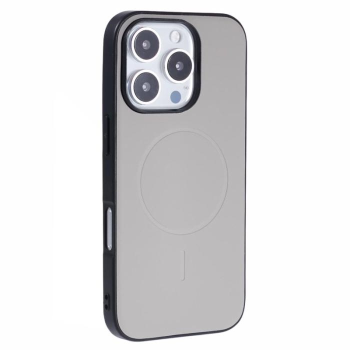 X-Level - X-LEVEL Mobilskal till iPhone 16 Pro MagSafe PC+TPU+PU - Grå