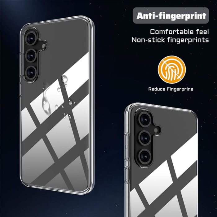 A-One Brand - Galaxy A17 Mobilskal Anti Scratch Med Härdat glas - Transparent