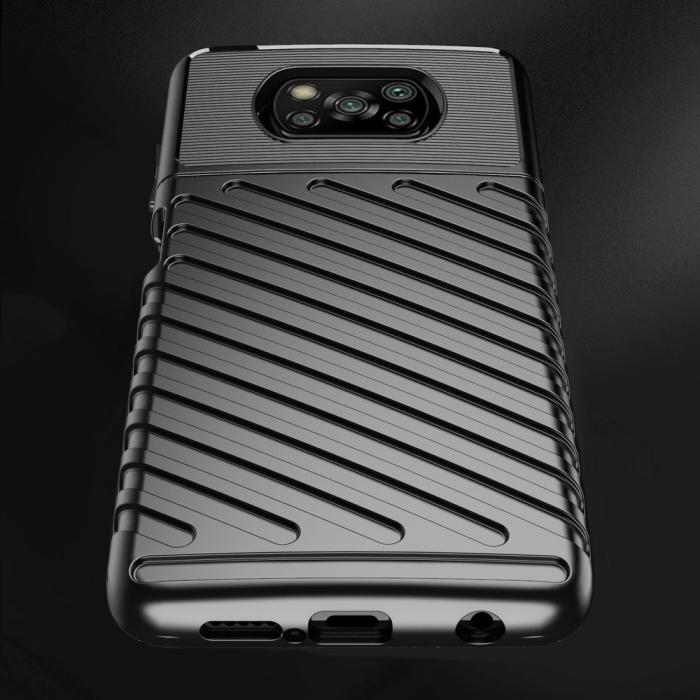 UTGATT5 - Thunder Flexible Skal Xiaomi Poco X3 / X3 Pro / X3 NFC - Grön