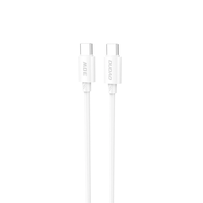 Dudao - Dudao L4C USB-C till USB-C kabel 30W 2m - Vit