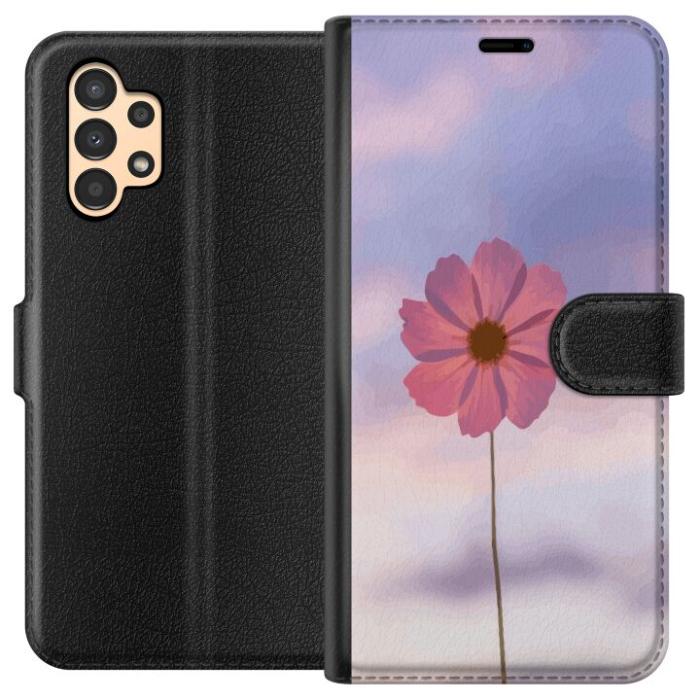 iSecrets - Plånboksfodral till Samsung Galaxy A13 med Rosa blomma