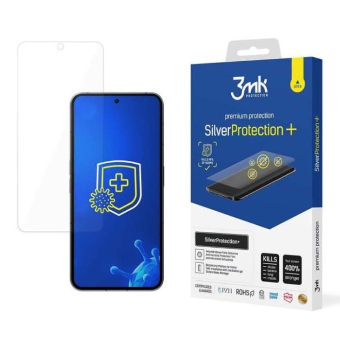 3MK - 3MK Nothing Phone 2 Plastfilm skärmskydd Silver Protection+