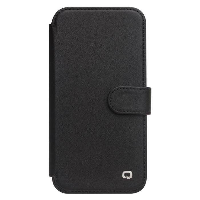 QIALINO - Qialino Äkta Läder Fodral iPhone 13 Pro Max - Svart