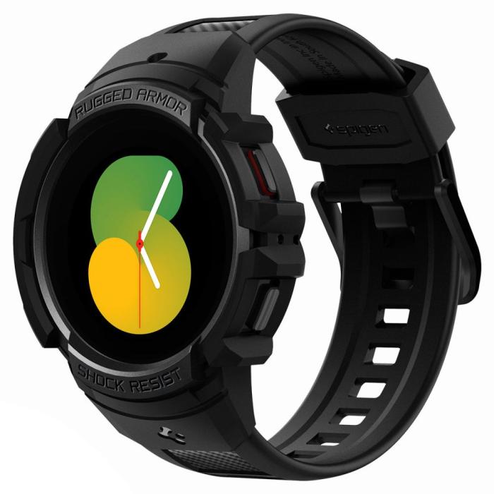 UTGATT1 - Spigen Galaxy Watch 4/5 44mm Armband Rugged Armor Pro - Svart