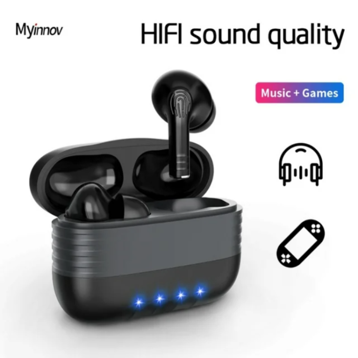 Myinnov - Myinnov M30 In-Ear Bluetooth Trådlösa Hörlurar - Svart