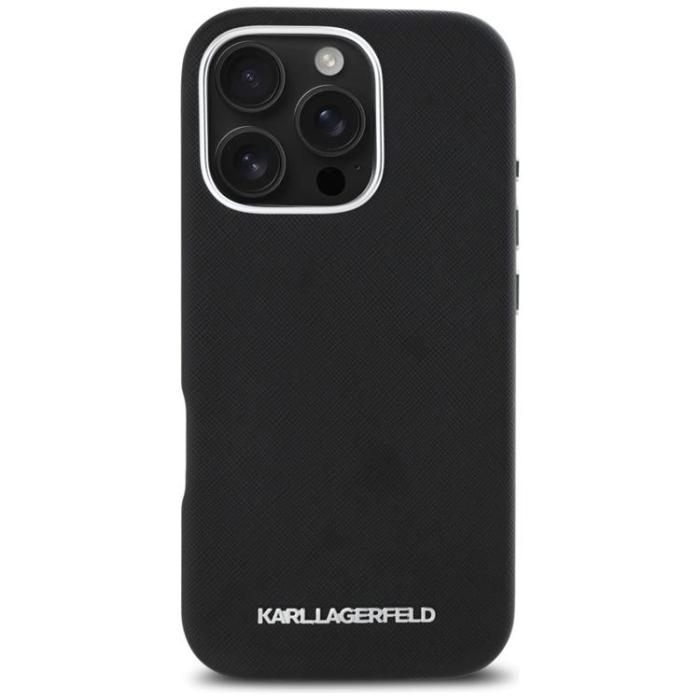 KARL LAGERFELD - Karl Lagerfeld iPhone 16 Pro Max Mobilskal MagSafe Saffiano Full Wrapped