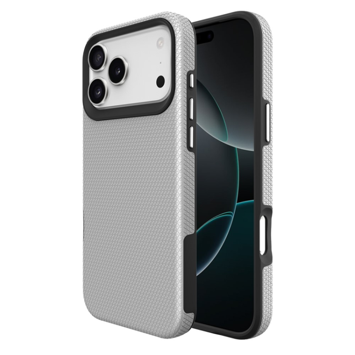 A-One Brand - iPhone 17 Pro Mobilskal MagSafe Protective TPU+PC - Silver