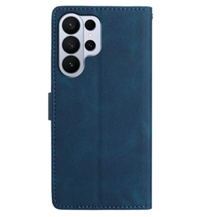 OEM - Samsung Galaxy S26 Ultra Fodral Konstläder Garden - Mörkblå
