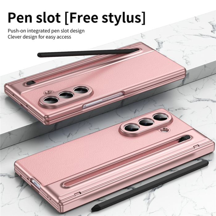 A-One Brand - Galaxy Z Fold 7 Mobilskal Matte Electroplated - Rosa