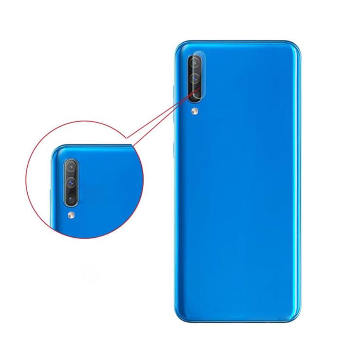 OEM - Kameralinsskydd i Härdat Glas till Samsung Galaxy A50 - Clear