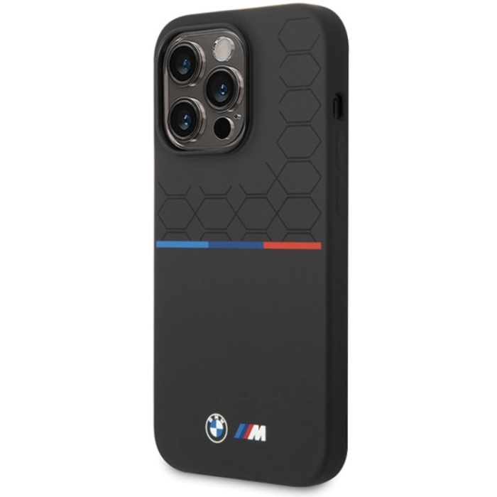 BMW - BMW Mobilskal till iPhone 14 Pro Max Magsafe M Silikon Pattern