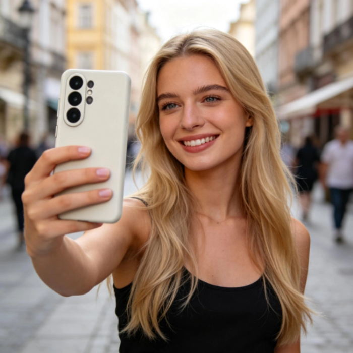 Tech-Protect - Tech-Protect Mobilskal För Galaxy S26 Ultra Magsafe Silikon - Cosmic Latte