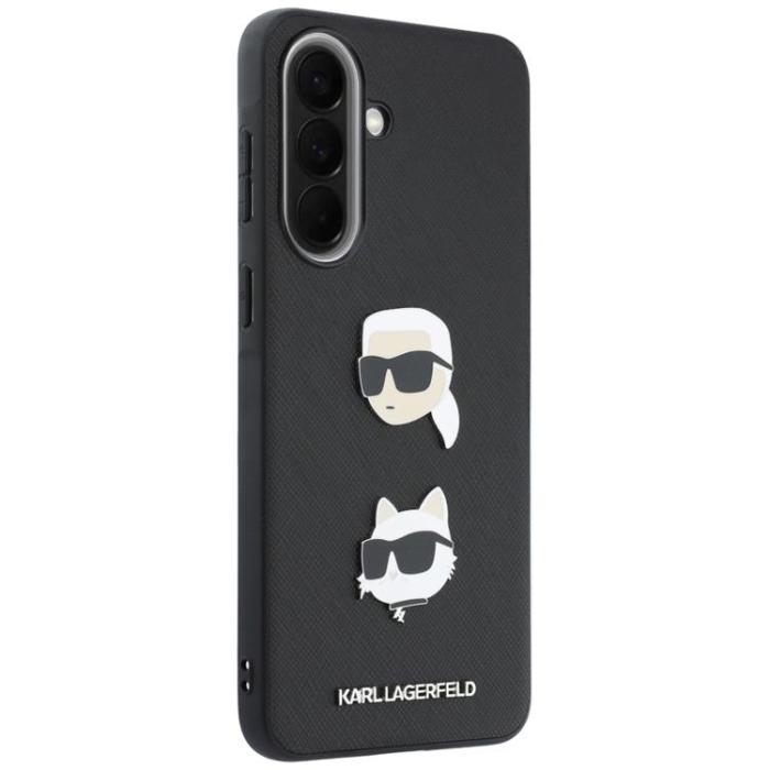 KARL LAGERFELD - Karl Lagerfeld Mobilskal För Galaxy A37 5G Karl&Choupette Heads Pins&Logo