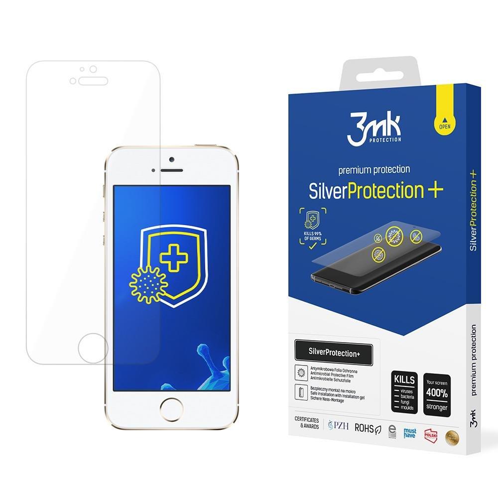 3mk iPhone 5/5S/SE Plastfilm skärmskydd Silver Protection+ | 5468 | AlltMobil