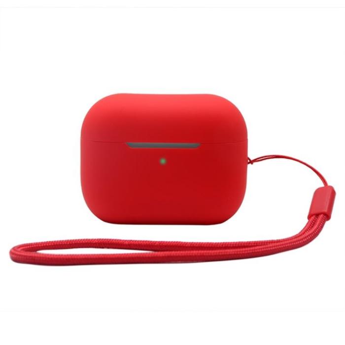 A-One Brand - Airpods Pro 2 Skal Anti Drop med Rem - Röd