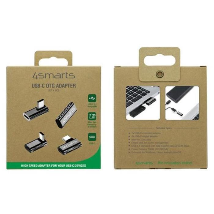 4smarts - [4-Pack] 4smarts OTG Adapter USB-C