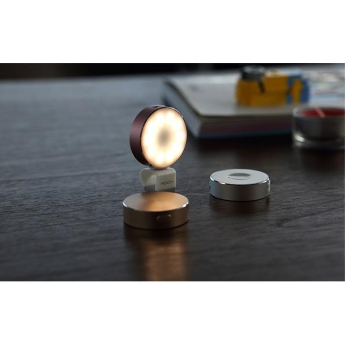 UTGATT5 - ROCK Omi Universal Selfie LED-lampa - Silver