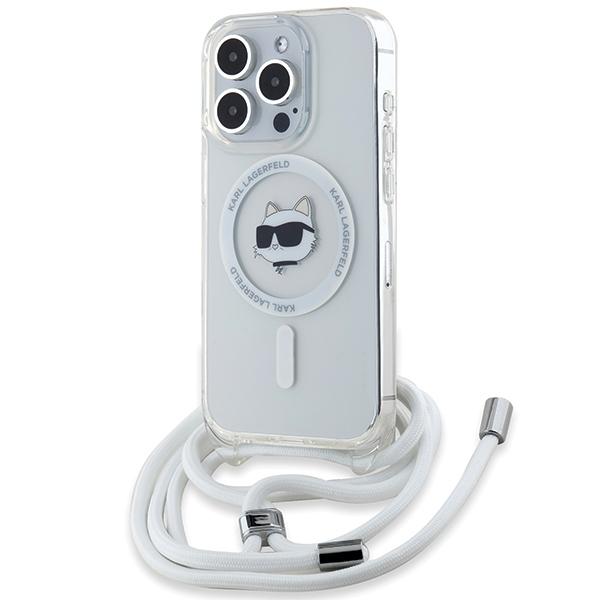 Karl Lagerfeld Mobilskal till iPhone 13 Pro Max MagSafe IML Choupette Cord