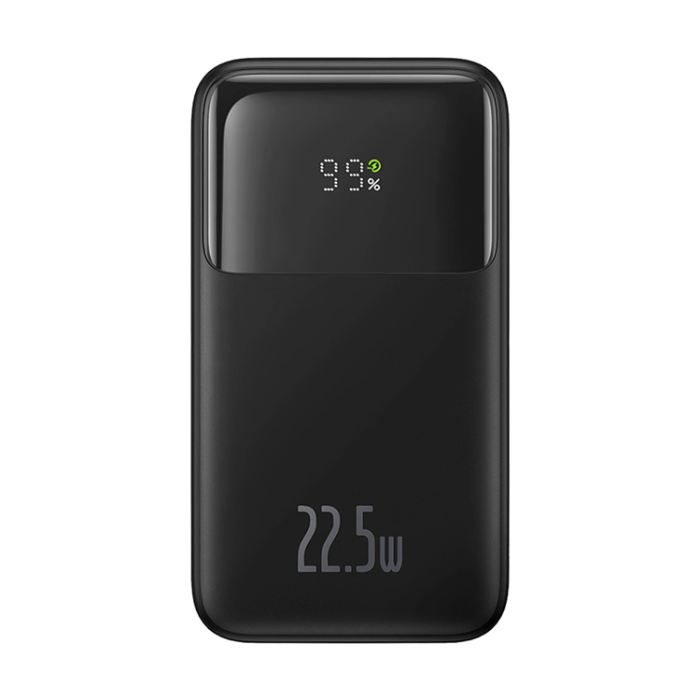 BASEUS - Baseus Powerbank 10000mAh 22.5W Med Kabel Comet - Svart