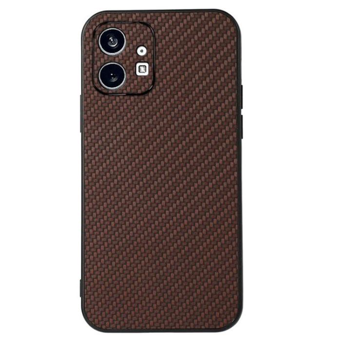 A-One Brand - Nothing Phone 1 Skal Carbon Fiber - Brun