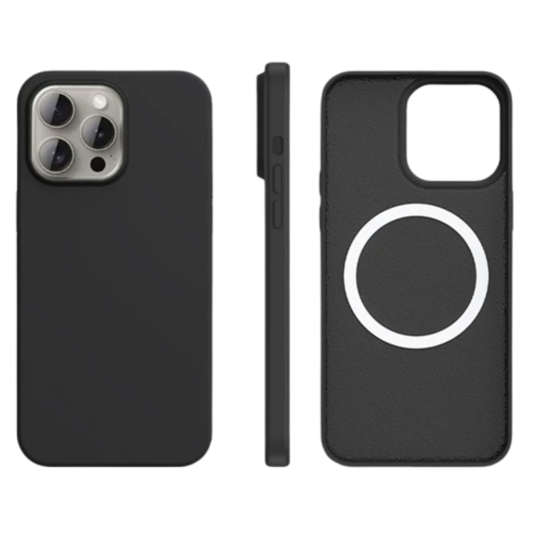 iPhone 13 Pro Mobilskal MagSafe Ultra Thin Silikon (Svart) | 2353 | AlltMobil