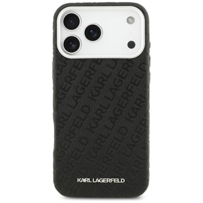 KARL LAGERFELD - Karl Lagerfeld iPhone 17 Pro Max Mobilskal MagSafe FW Stamped Karl