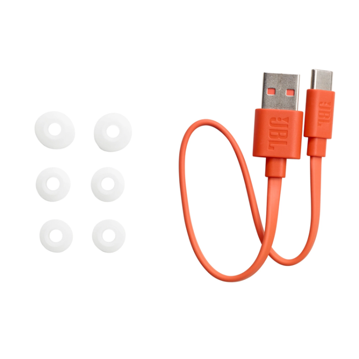 JBL - JBL In-Ear Hörlurar Trådlösa Bluetooth 5.2 IP54 IPX2 Wave Beam - Vit