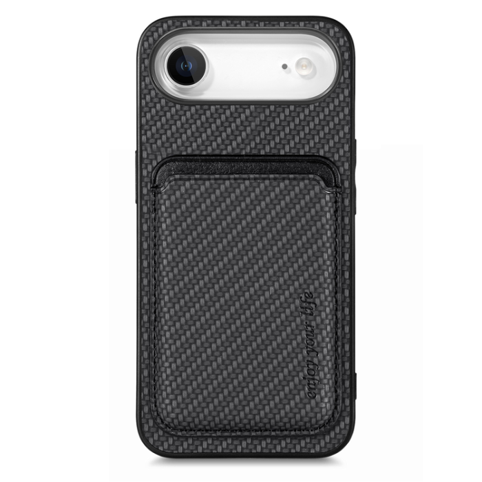 A-One Brand - iPhone Air Mobilskal Detachable Korthållare - Svart
