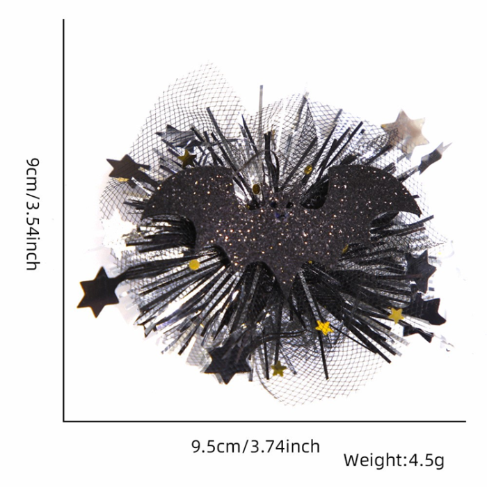 OEM - 5Pcs Halloween Costume Hårspännen Nät - Bat