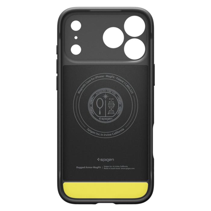 Spigen - Spigen iPhone 17 Pro Mobilskal Magsafe Rugged Armor - Matte Svart