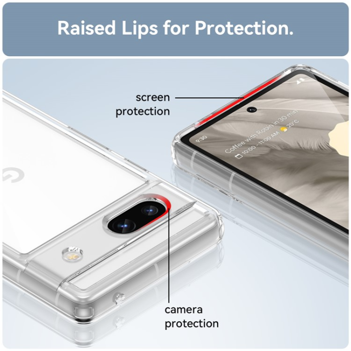 OEM - Google Pixel 7a Mobilskal Acrylic Shockproof TPU - Clear