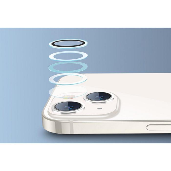 ESR - ESR iPhone 14/14 Plus Linsskydd i Härdat Glas - Svart