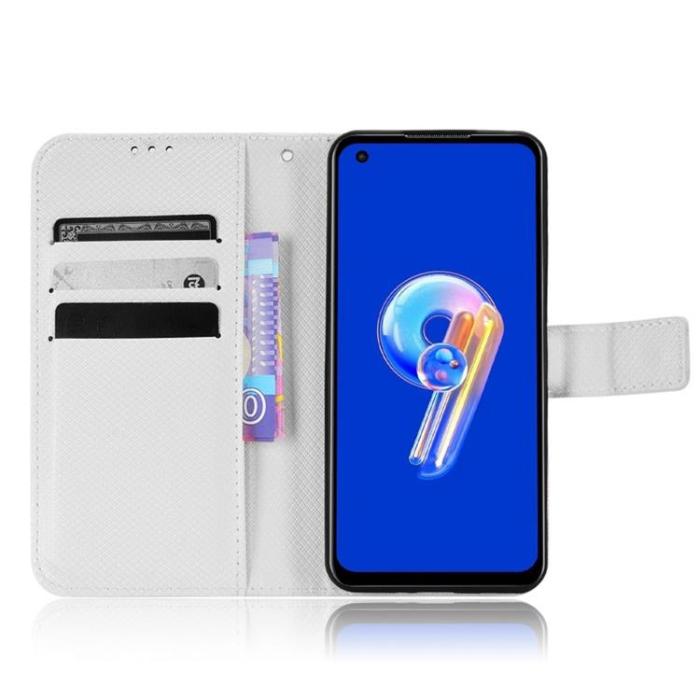UTGATT1 - Asus Zenfone 9 Plånboksfodral Flip - Vit