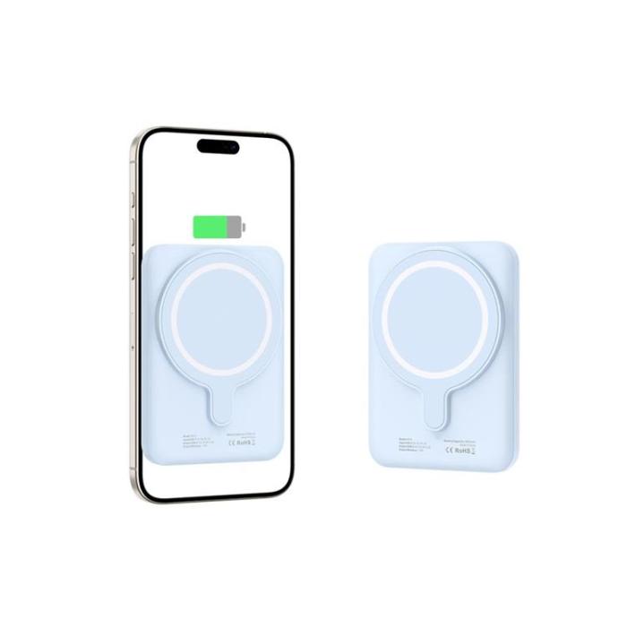 Tech-Protect - Tech-Protect PB10 Lifemag Magsafe Power Bank 5000mah - Blå