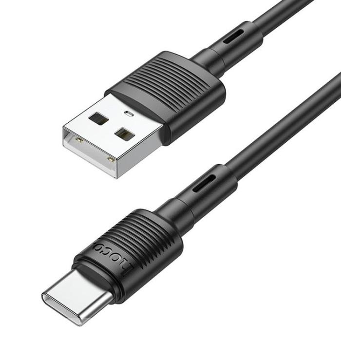 Hoco - Hoco USB-A - USB-C 3A Kabel 1m X83 - Svart