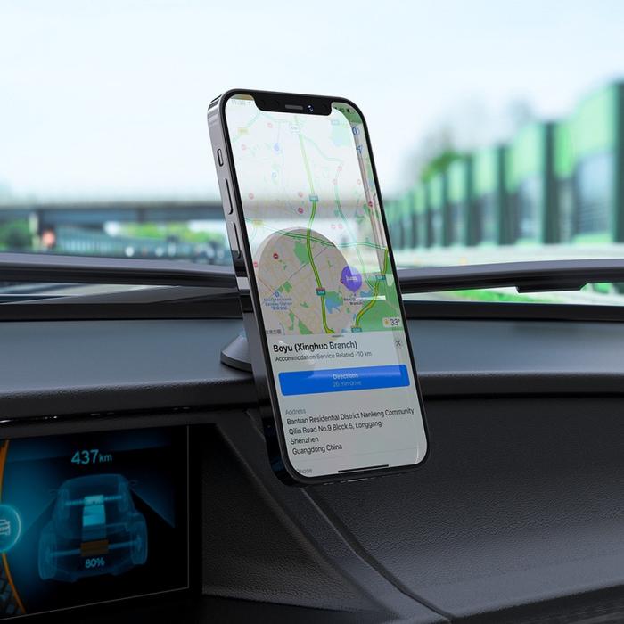 Hoco - HOCO magnetisk mobilhållare to car dashboard Ligue CA79 Svart