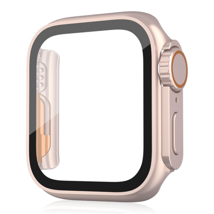 OEM - Apple Watch 7/8 (41mm) Förvandla Utseendet till Apple Watch Ultra - Rosa Guld